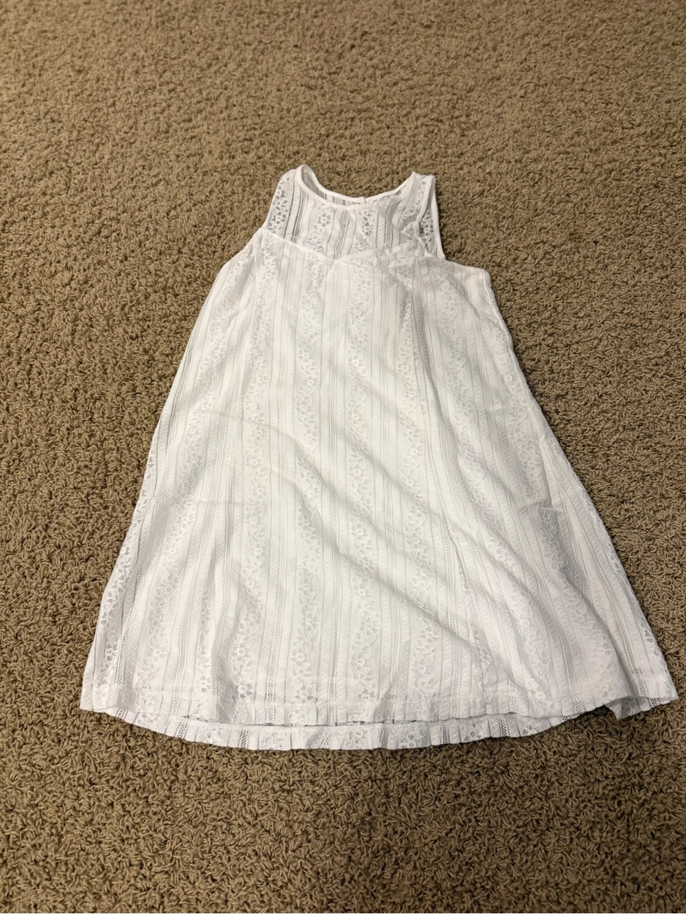 Abercrombie & Fitch White Lace A-Line Girls' Dress
